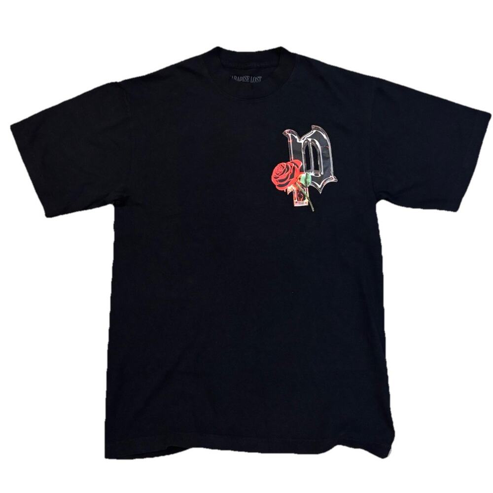 Street Wear-Paradise Lost - Through The Fire Mens Sm Black Graphic Tshirt NEW - Picture 3 of 5